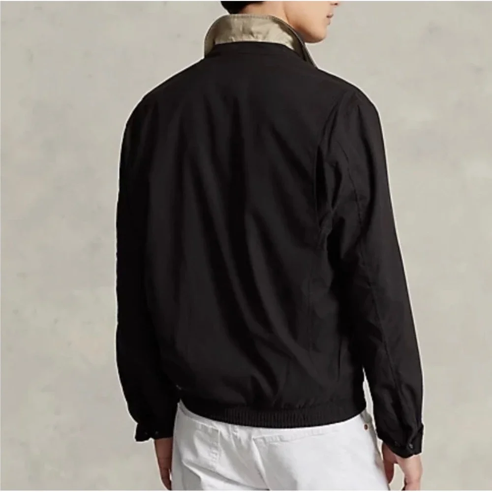 Polo Ralph Lauren Bi-Swing Jacket Collared Full Zip Black XL